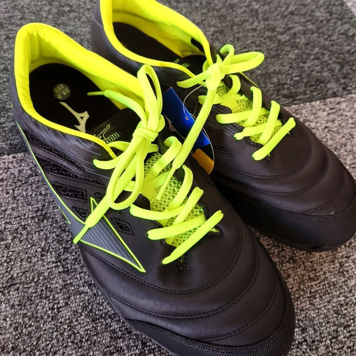 Mizuno オールマイティTD11L安全靴 ブラック/イエロー 合格品 MIZUNO