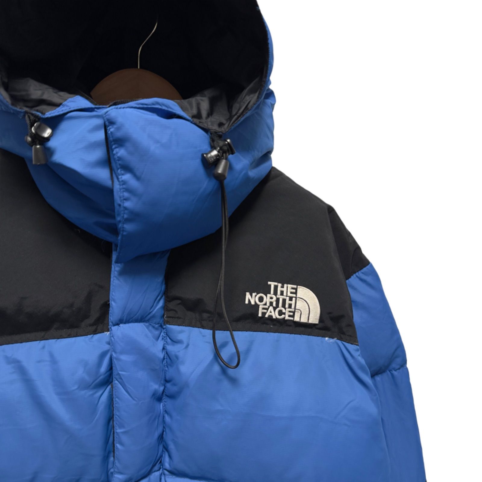 最上級ライン サミットシリーズ 】 ノースフェイス THE NORTH FACE L相当 ヒマラヤンパーカー SUMMIT SERIES ダウンジャケット  ブルー ブラック 青 黒 ウインドストッパー WIND STOPPER 古着 Z091 - メルカリ