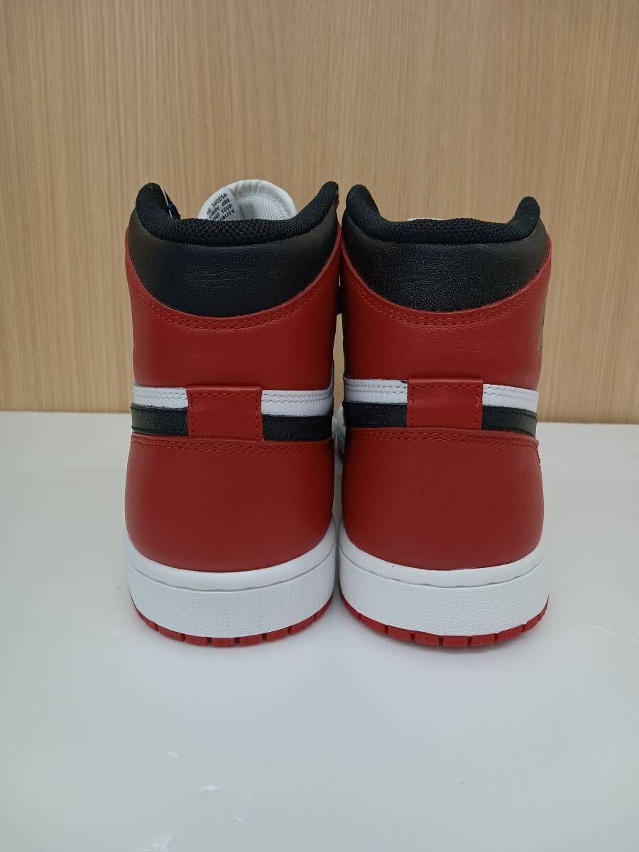 美品 Nike ナイキ Air Jordan 1 Retro High OG Black Toe 2013 エアジョーダン1 レトロ  555088-184 箱 替え紐あり 29 レッド 通年