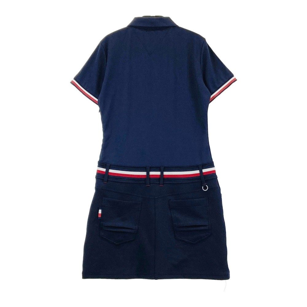 新品　トミーヒルフィガーゴルフ　ワンピース　半袖　ホワイト　ネイビー　 Sサイズ トミー ヒルフィガー ゴルフ（TOMMY HILFIGER GOLF