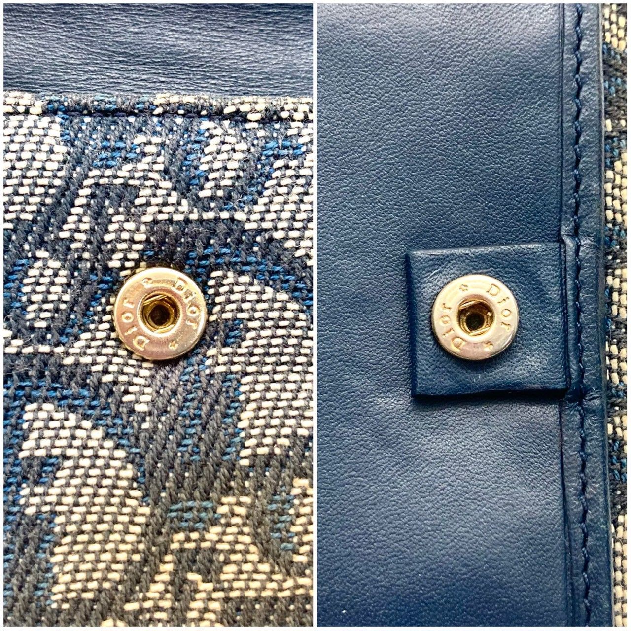 クリスチャンディオール サドルコンパクト財布 二つ折り財布 ブラック