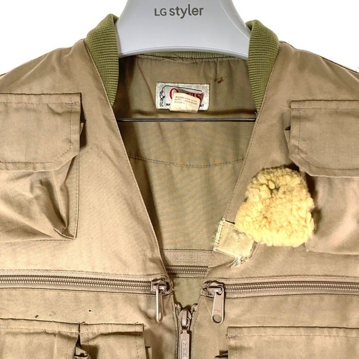 ☆ORVIS オービス フィッシングベスト 香港製 ブラウン sizeXL