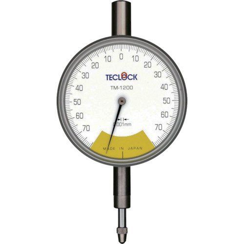 テクロック ダイヤルゲージ TM1200(測定範囲0.16mm目量0.001mm 1回転未満タイプ)