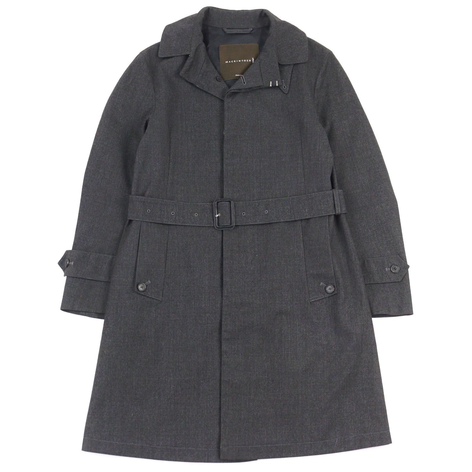 良品 MACKINTOSH マッキントッシュ ロロピアーナ生地 ダブルブレスト