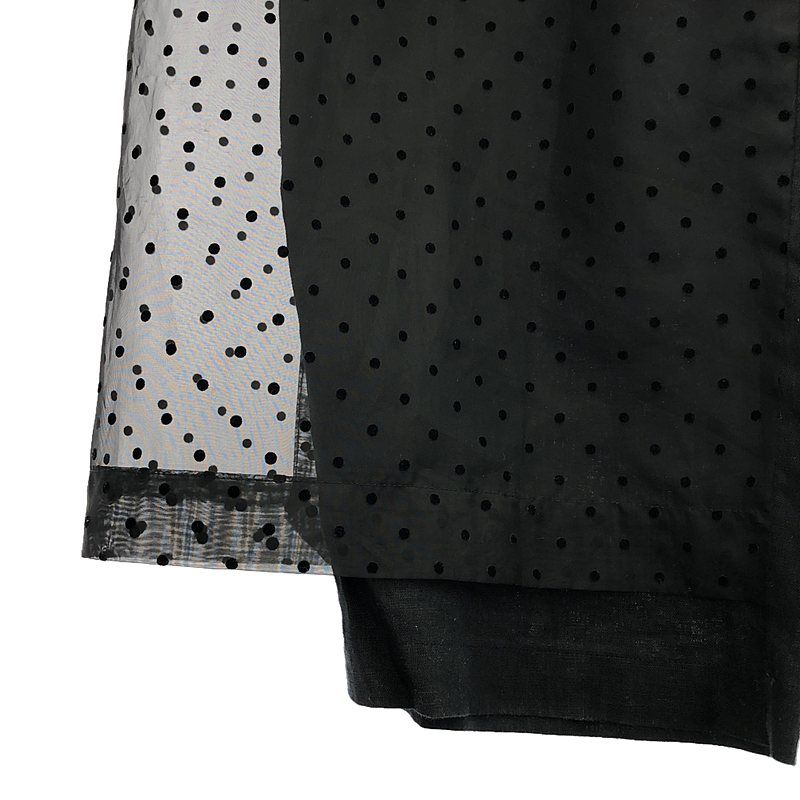 極美品✨mudoca ムドカ 異素材 ヘリンボーン柄パンツ