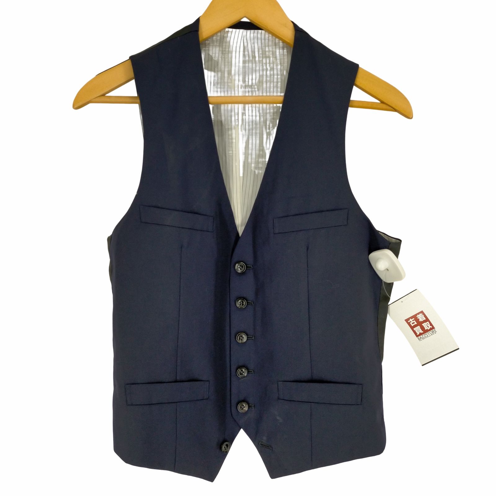 ジョンローレンスサリバン JOHN LAWRENCE SULLIVAN WOOL SINGLE VEST メンズ US：36 