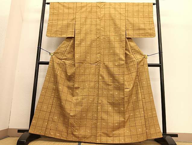 平和屋着物○上質な紬 琉球絣文様 正絹 逸品 BAAT3171hv - メルカリ 