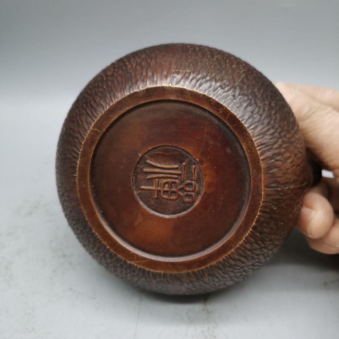 彩花鳥提梁壺  茶壺 茶道具 茶器 工芸品 美術品  置物 彩花鳥提梁壺 茶壺 茶道具 茶器 工芸品 美術品 置物