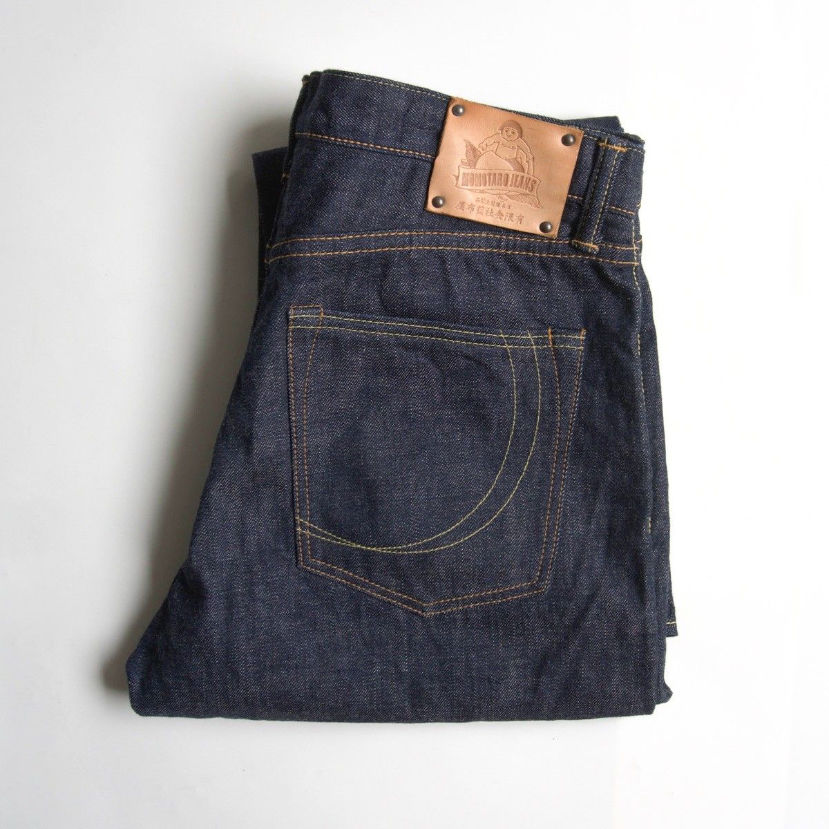 |濃紺 桃太郎ジーンズ G004-MZ|銅丹スリムテーパード ジッパーフライ デニムパンツ W33 MOMOTARO JEANS s2509030