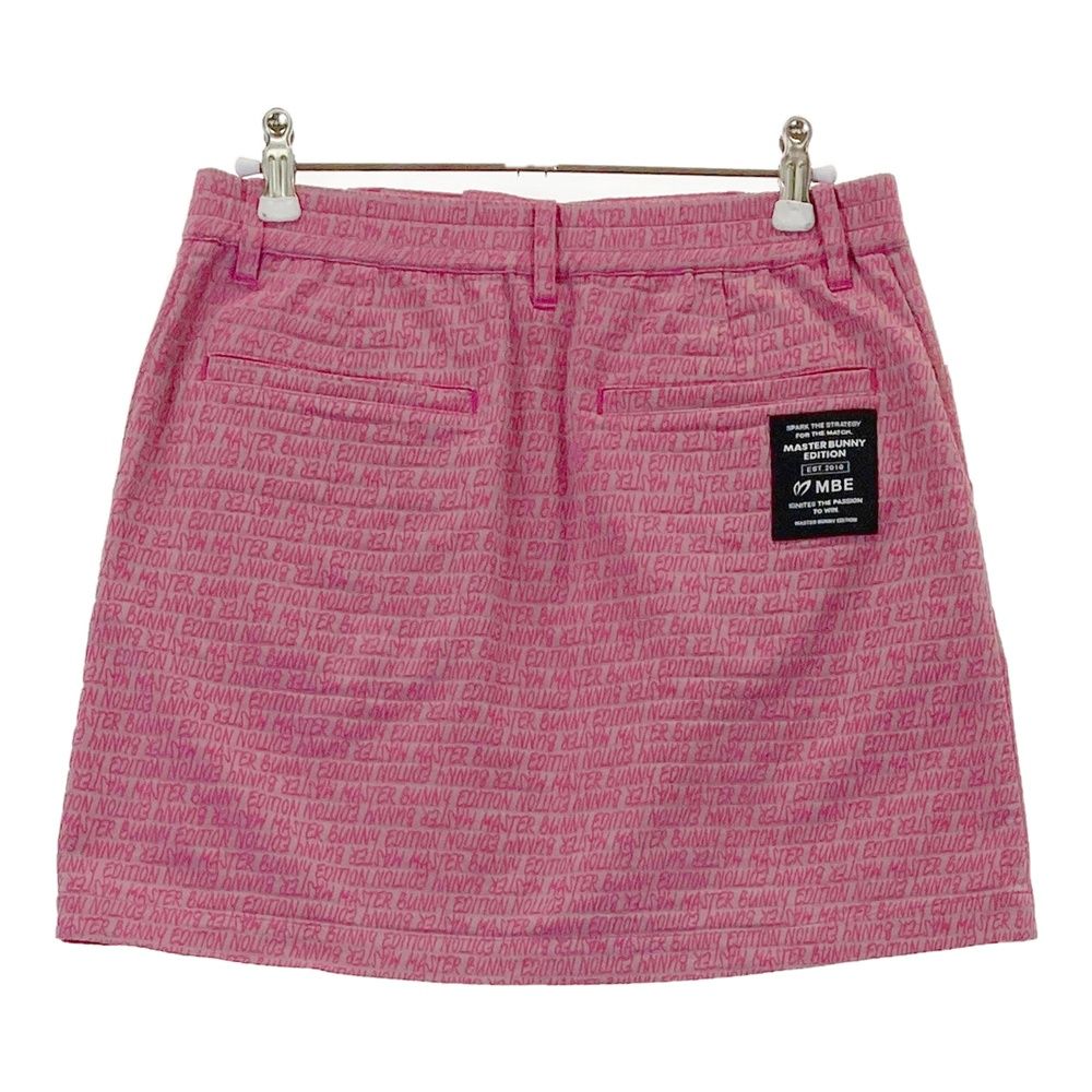 サイズ 1 MASTER BUNNY EDITION マスターバニーエディション スカート 総柄 ピンク系 240101456196 ゴルフウェア レディース ストスト