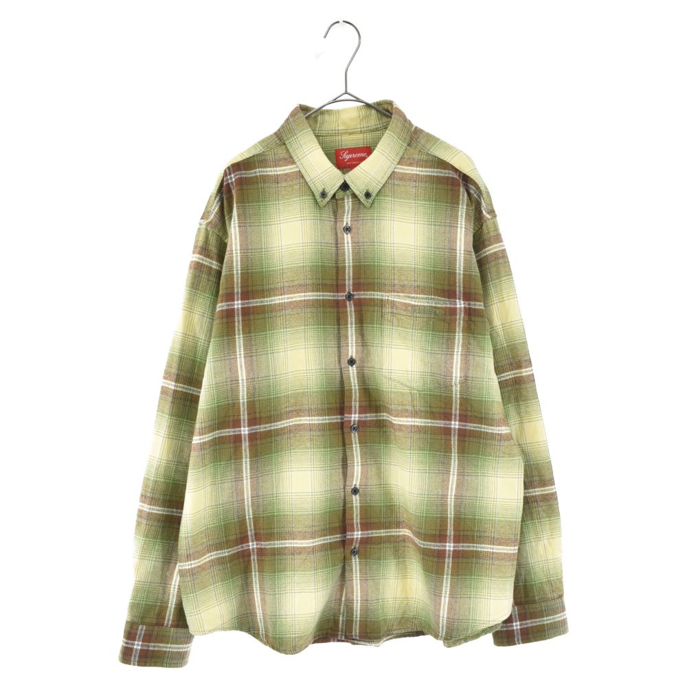 SUPREME (シュプリーム) 23SS Shadow Plaid Flannel Shirt シャドウ