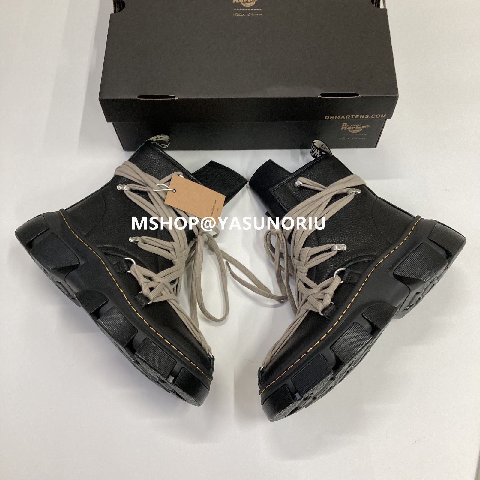 Rick Owens x Dr. Martens 1460 DMXL Mega Lace Boots - メルカリ