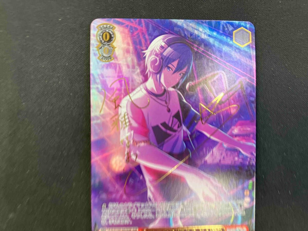psa10 ヴァイス プロセカ 箔押しサイン 陽気なDJ現る？ KAITO WS】陽気なDJ現る? KAITO(サイン+箔押し)【SSP】PJS/S109-062