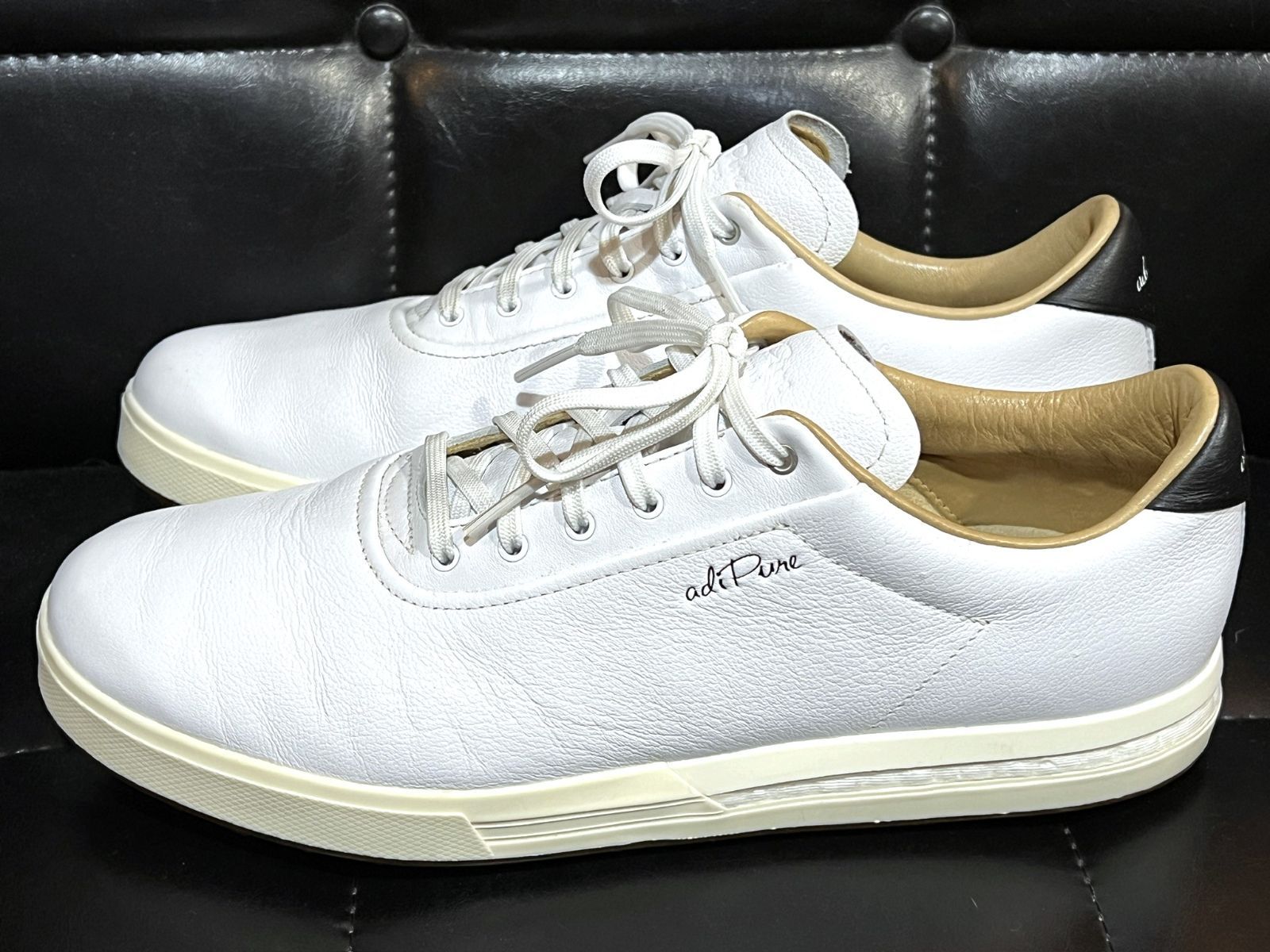 新品■アディダス■アディピュアＳＰ■F33746■ホワイト／ホワイト／オフホワイト■27.0■スパイクレス■ Yahoo!オークション -「adidas adipure」の落札相場・落札価格