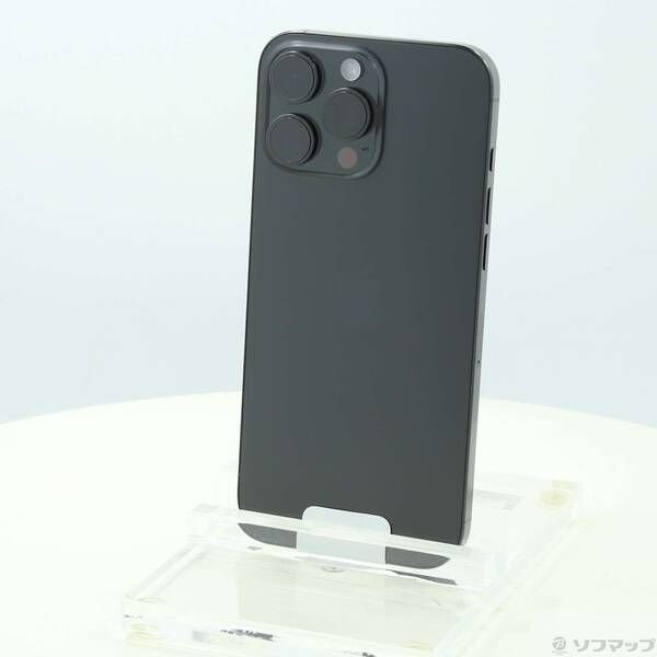 〔 〕iPhone16 Pro Max 1TB ブラックチタニウム MYWQ3J A SIMフリー 258