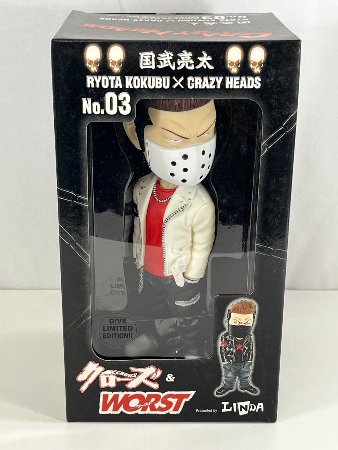 クローズ✖️WORST CRAZY HEADS 未開封】クローズ & WORST CRAZY HEADS 国武亮太 フィギュア