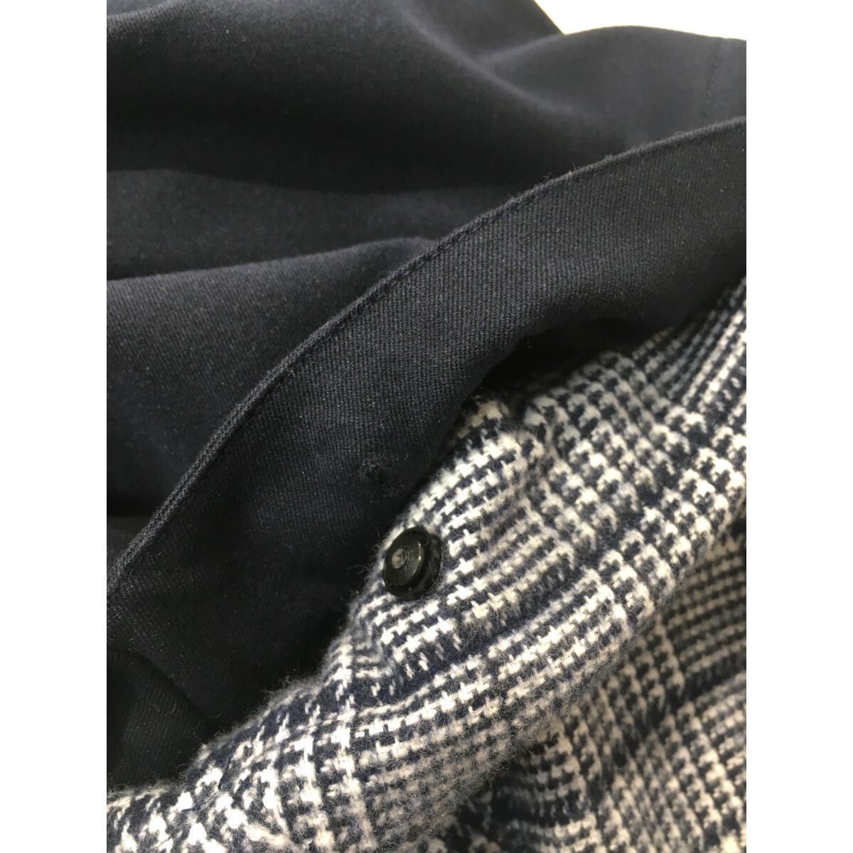 coco 未使用品 ラッセルノ RUSSELUNO メンズ ジャケット 5(L) 紺 訳あり ハーフジップ プルオーバー チェック 2WAY 未使用品 メンズ ラッセルノ RUSSELUNO ジャケット 5(L) 紺 訳