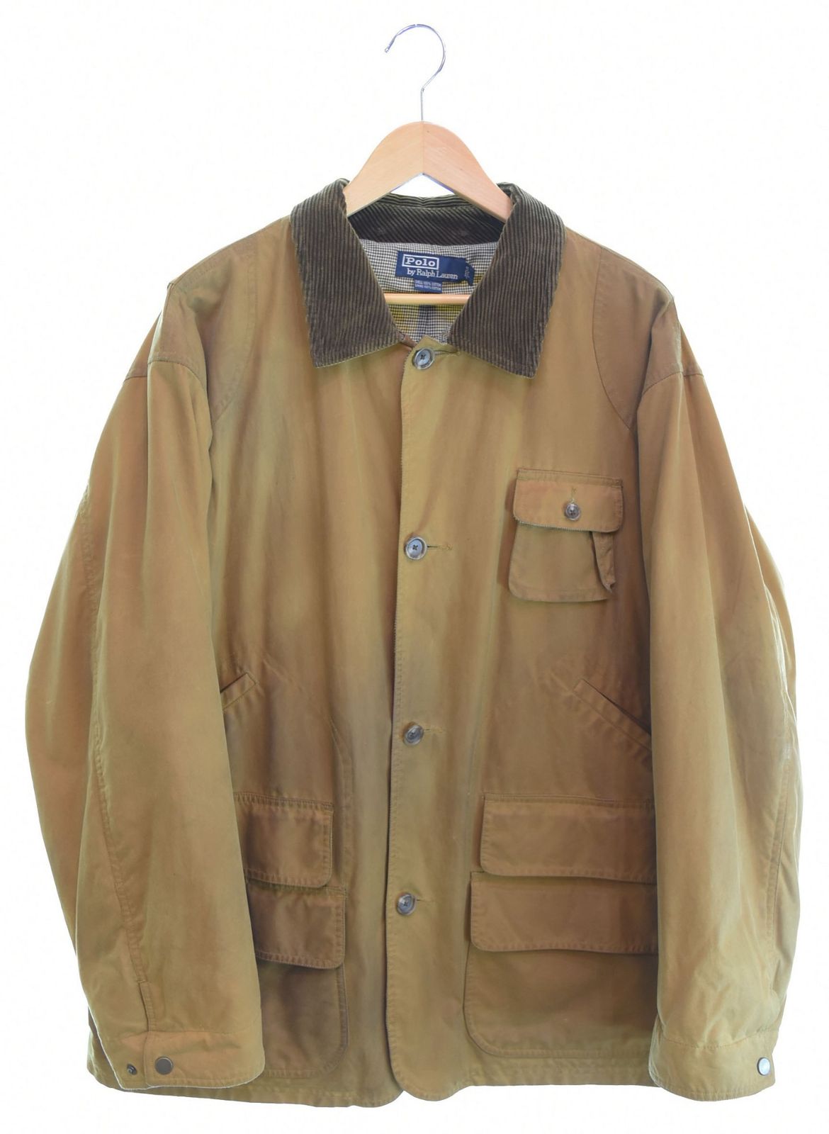 ラルフローレン RalphLauren 90s オイルドハンティングジャケット ジャケット ベージュ Lサイズ 103MT-2561
