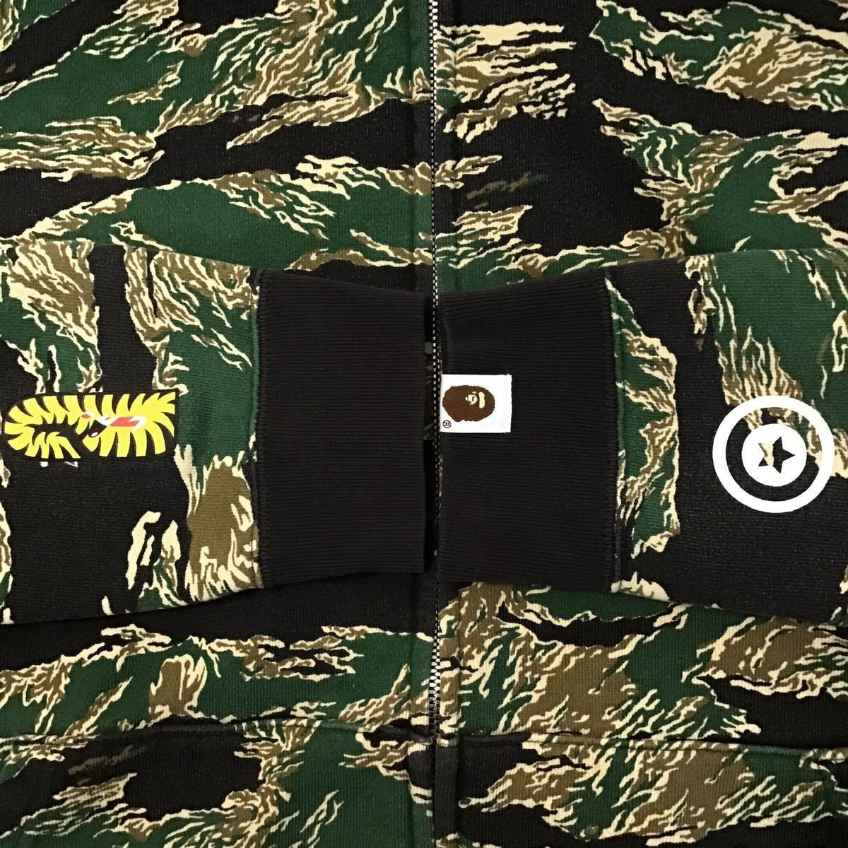 タイガー パーカー Sサイズ tiger camo tiger full zip hoodie a
