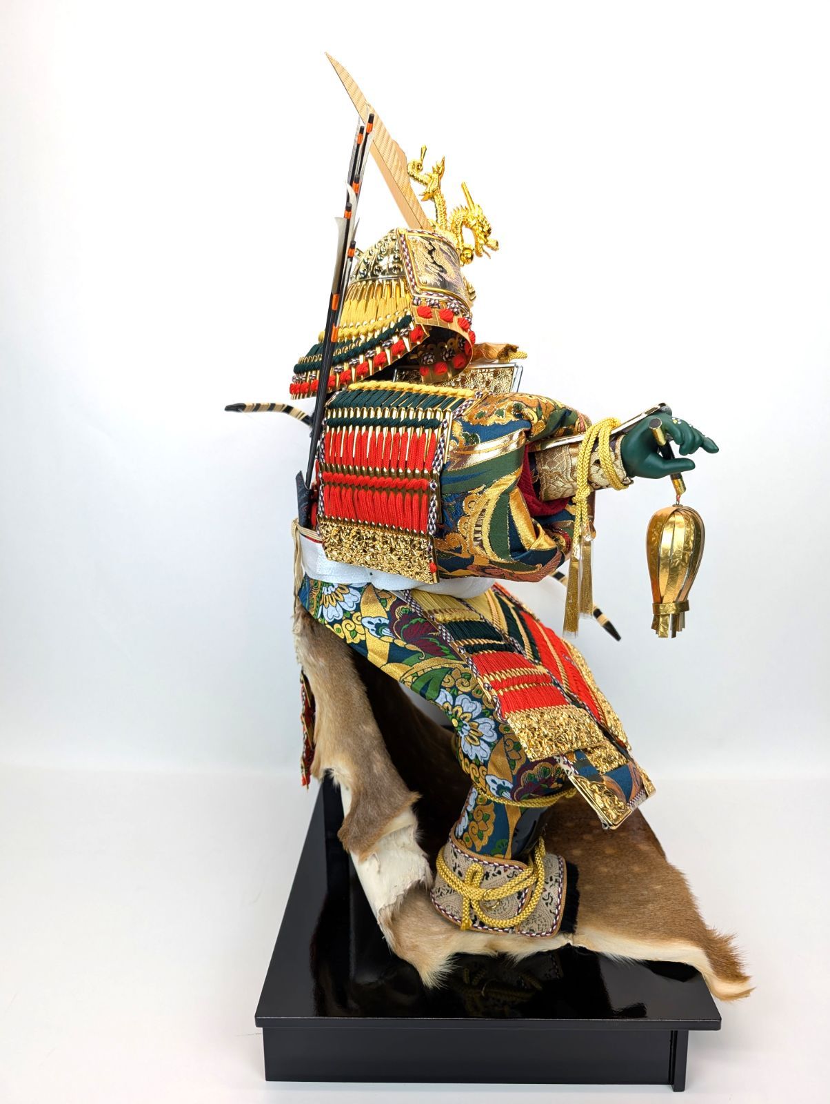 五月人形 吉徳大光 着用兜 二曲屏風 収納飾り 五月人形 兜飾りセット