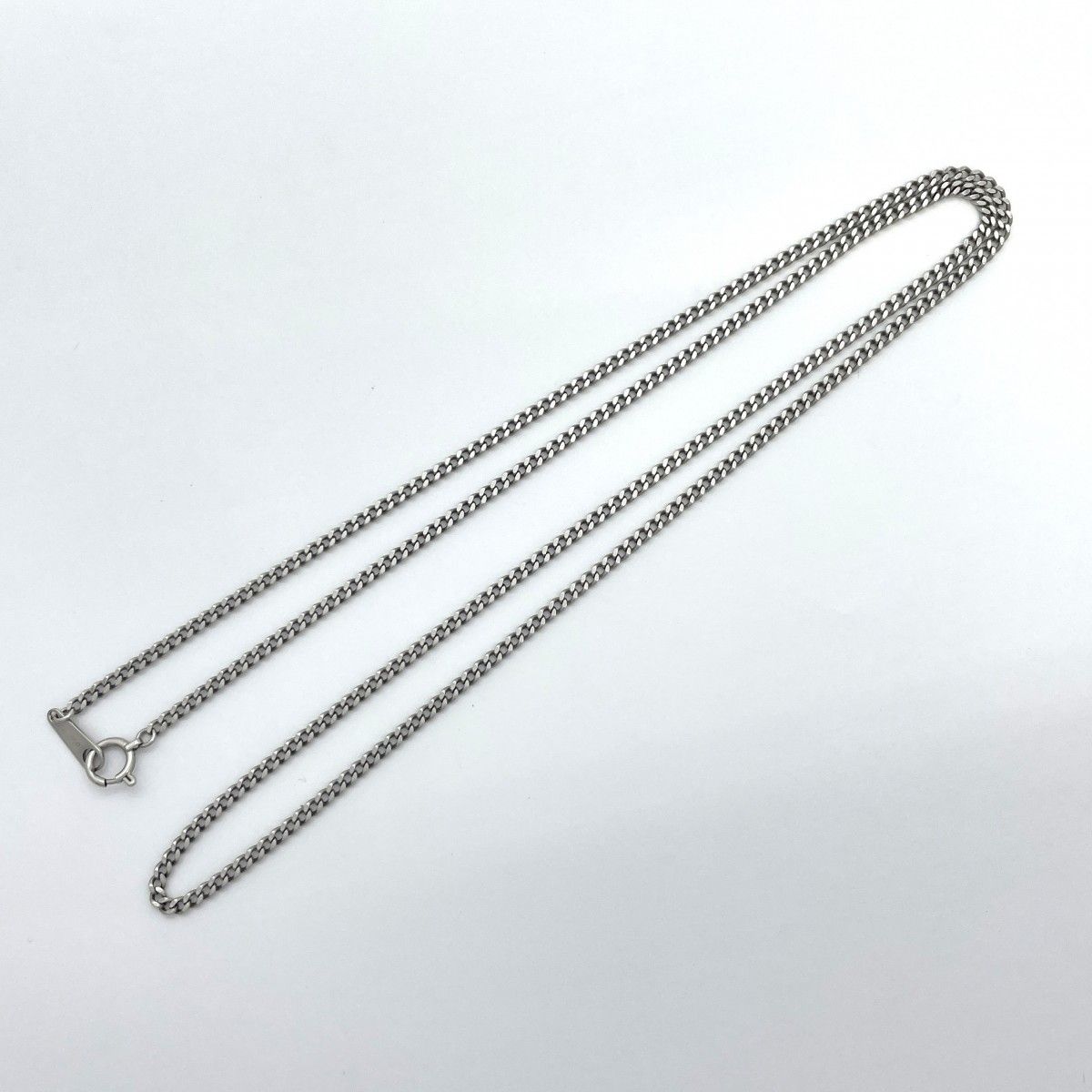 5khe019】喜平 ネックレス Pt850 プラチナ 2面 シングル 52.6cm 9.7g  