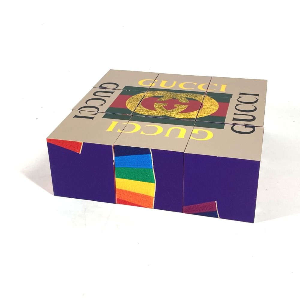 GUCCI グッチ 雑貨 GG パズル puzzle ウッド マルチカラー