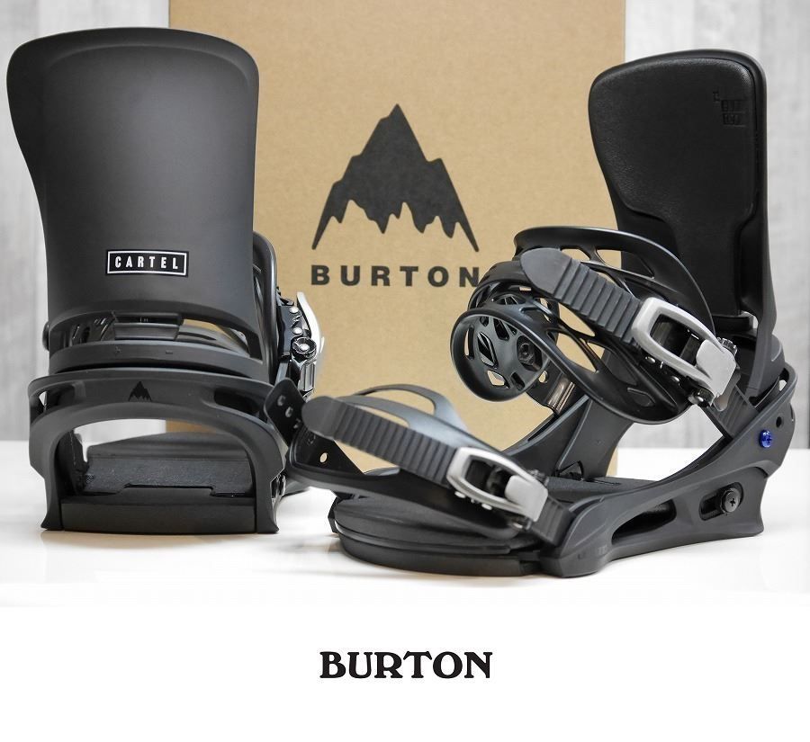 26 BURTON CARTEL Re Flex - Black - Mサイズ 保証付 スノーボード バインディング