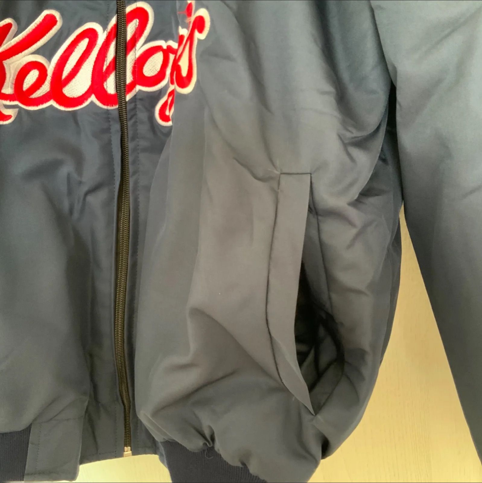 Kellogg's ケロッグ レトロジャケット レーシングジャケット バイカー 古着 CHASE AUTHENTICS Kelloggs ケロッグ レーシングジャケット