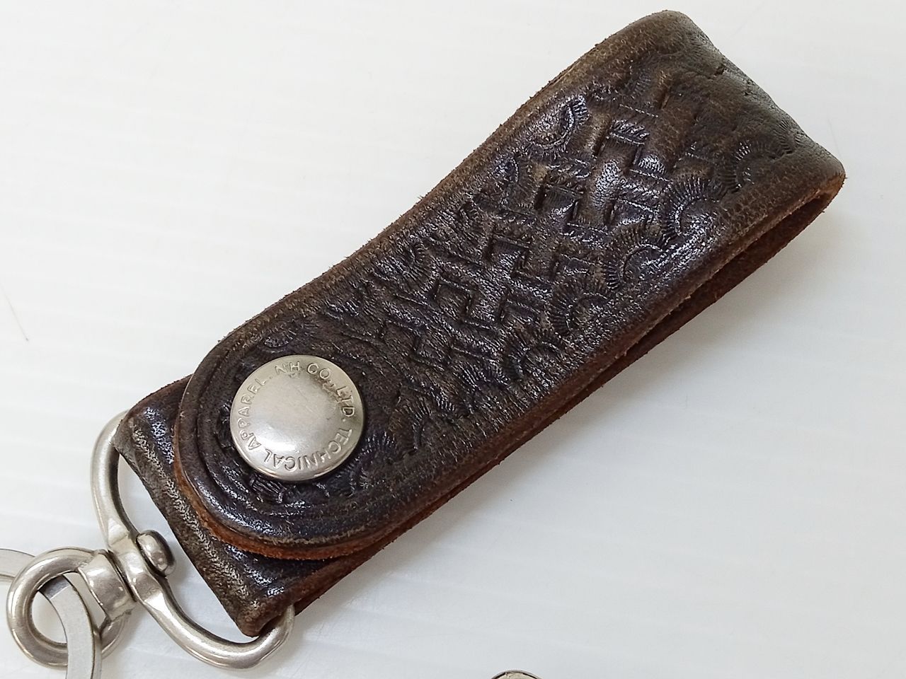 NEIGHBORHOOD ネイバーフッド ウォレットチェーン 缶バッジ付 中古 [M