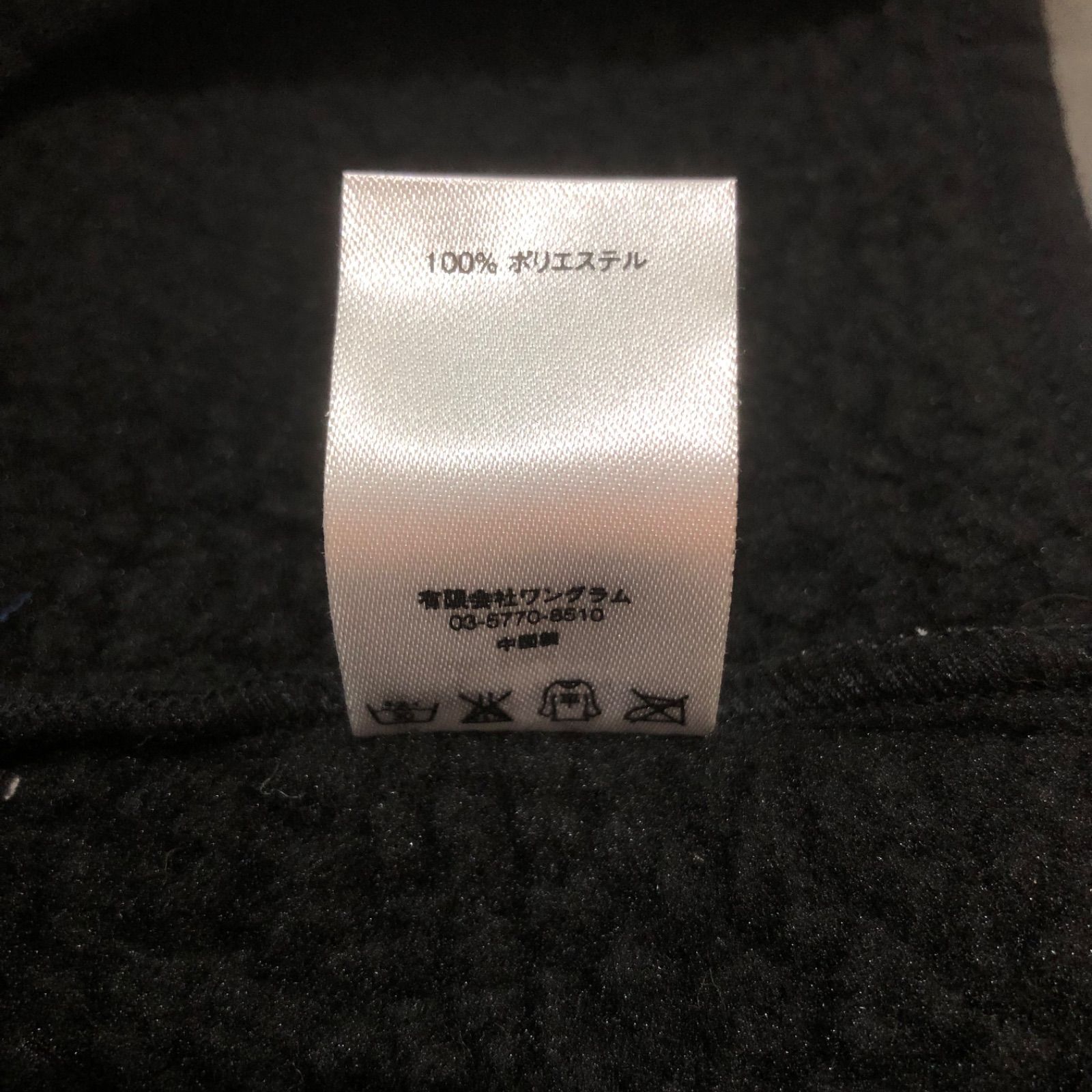 美品 Supreme 15AW Fleece Neck Gaiter 黒 未使用品 Supreme 15AW FLEECE NECK GAITER プリント フリース