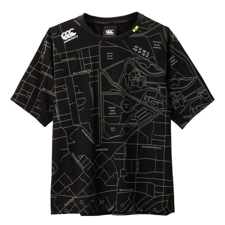 カンタベリー ショートスリーブパフォーマンスビッグティ(メンズ) L ブラック #RP33108P-BK S/S PERFORMANCE BIG TEE CANTERBURY 新品 未使用