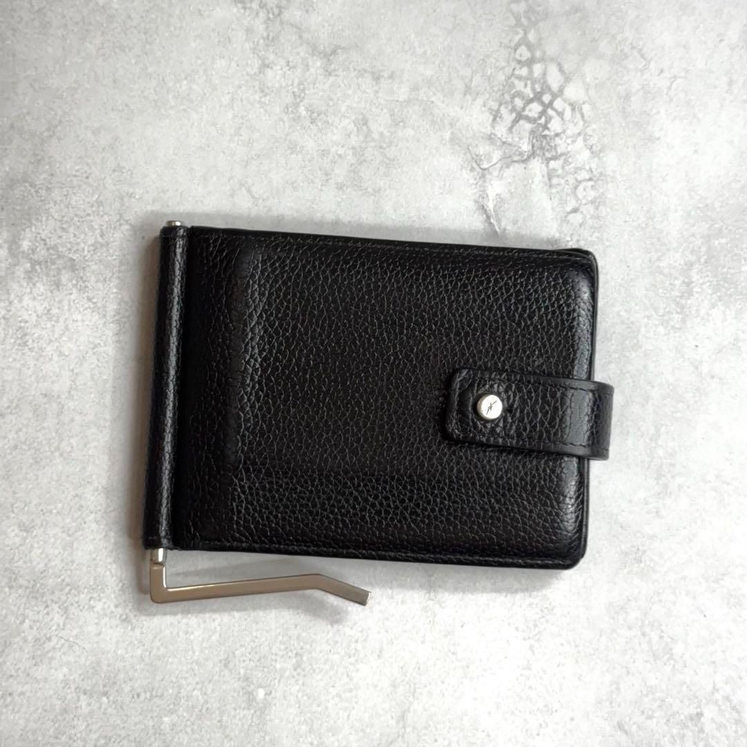 サンローラン　サンローランパリ　カサンドラ　お札入れ　マネークリップ　二つ折り SAINT LAURENT PARIS サン ローラン パリ YSL イブサンローラン