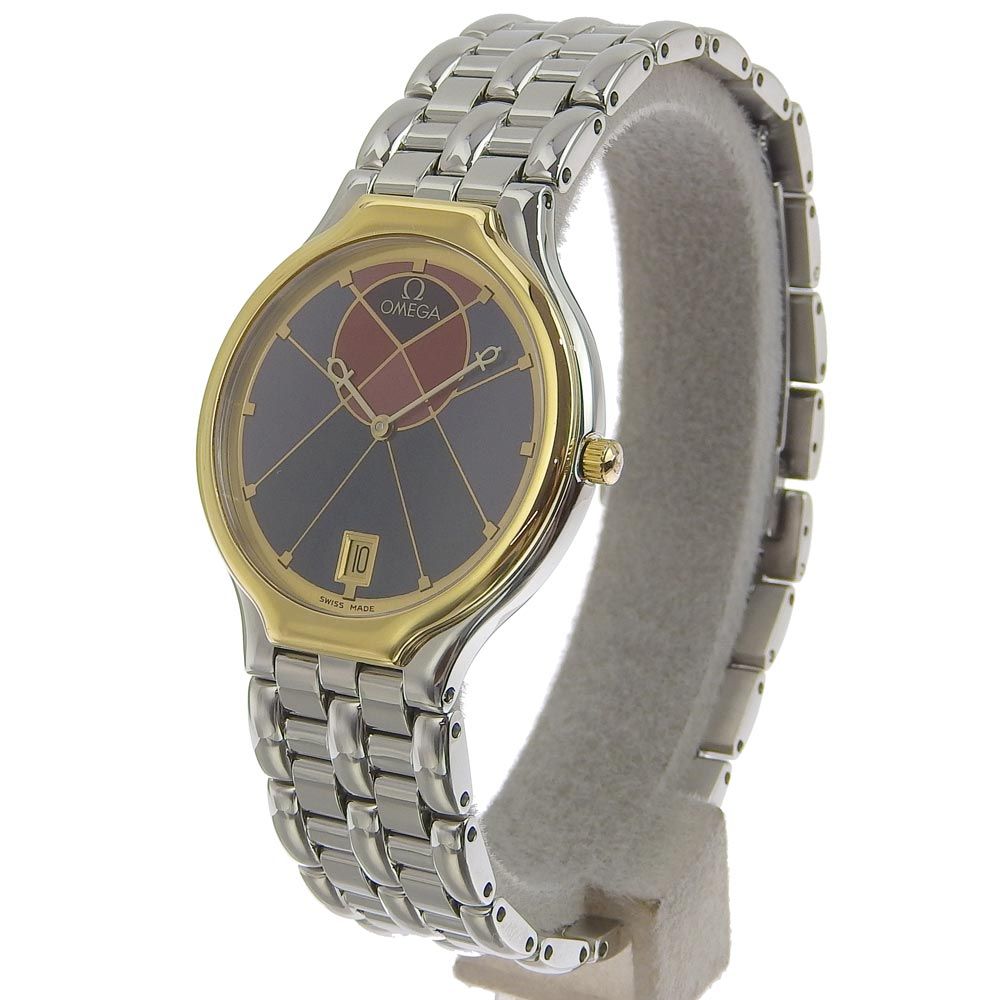 本物保証】 新品同様 オメガ OMEGA シンボルピラミッド ボーイズ
