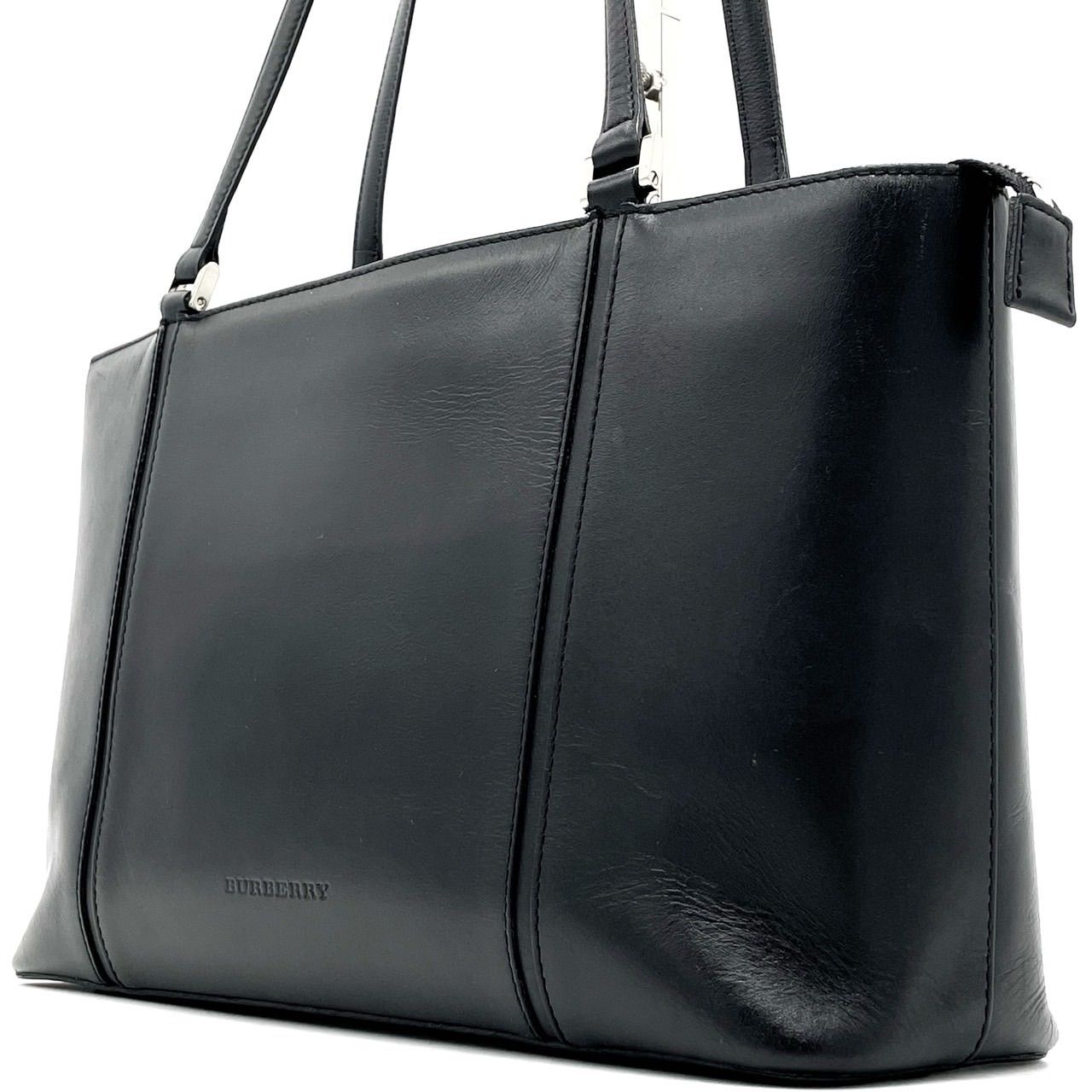 ✨極美品✨ BURBERRY バーバリー トートバッグ ハンドバッグ ロゴ型  