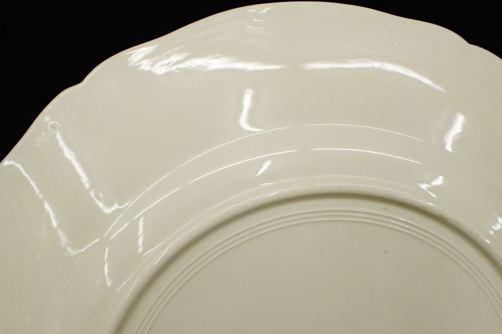 サルグミンヌ sarreguemines BEAUSEJOUR プレート 花リム