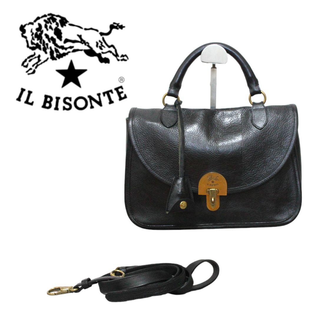 廃盤品 極美品 IL BISONTE イルビゾンテ ショルダーバッグ 2way