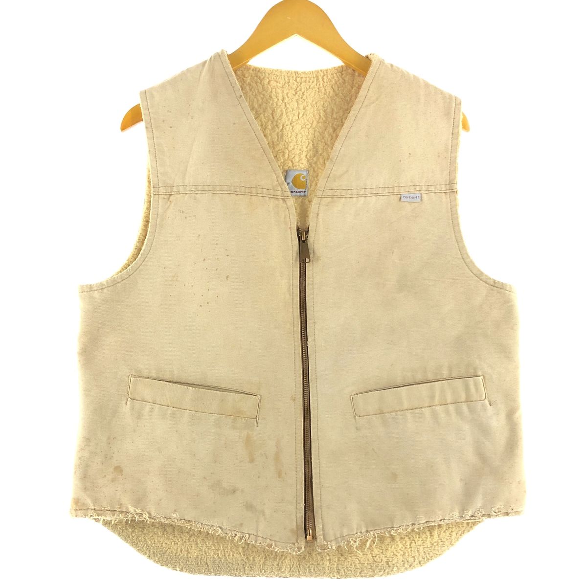 古着 80年代 カーハート Carhartt ダックベスト USA製 メンズL相当 ヴィンテージ/eaa502629