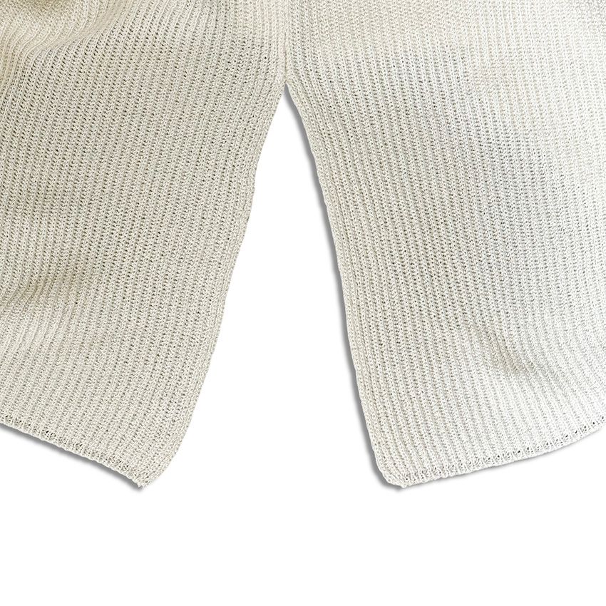 Max Mara - MaxMara マックスマーラ 白 ニット ノースリーブ size M レディース イタリア製 MaxMara マックスマーラ ノースリーブ ニット ホワイト size M