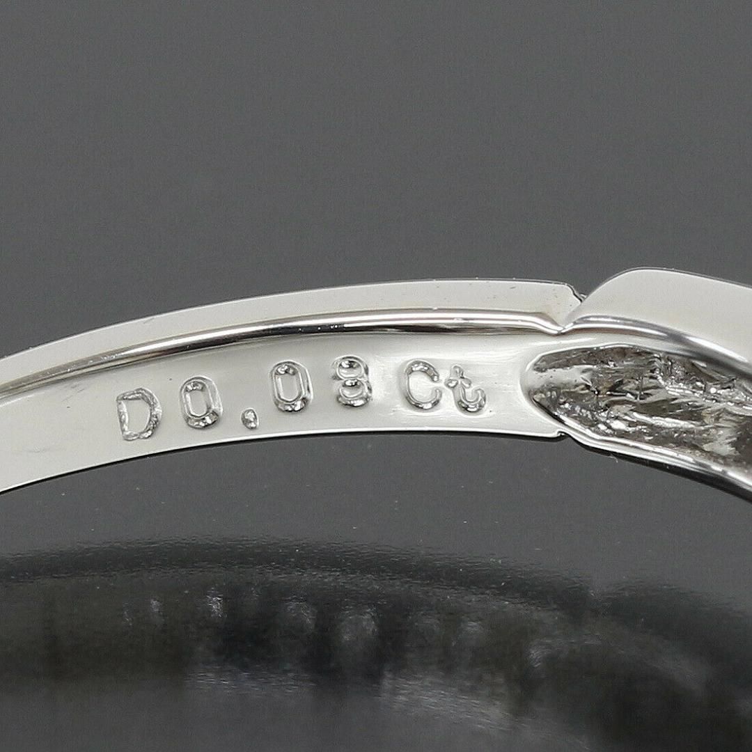 MIKIMOTO ミキモト ダイアモンド ソリテール リング 10号 指輪 D7303 
