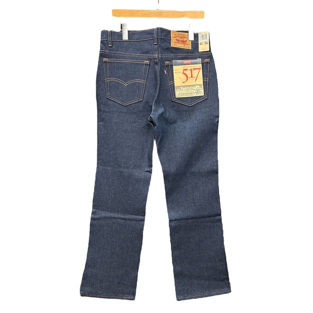 90s ビンテージ Levis 517 ブーツカット デニムパンツ W34 デッドストック USA製 未使用 DEADSTOCK 90年代 アメリカ製  リジット - メルカリ