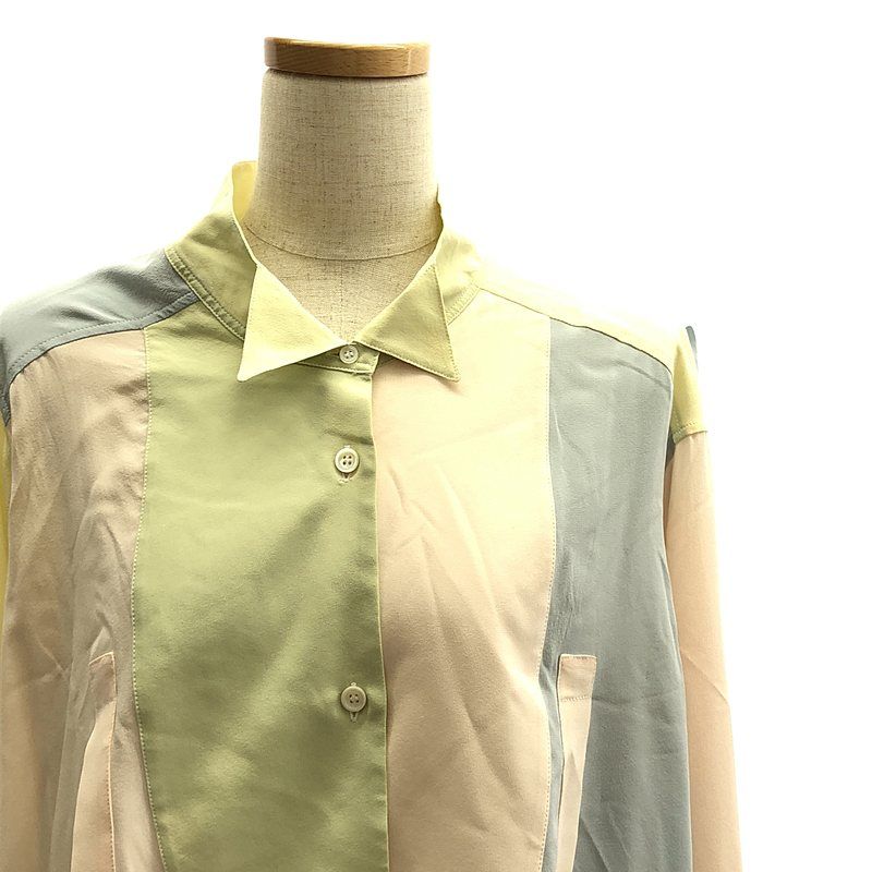 LOEWE - 【美品】  LOEWE / ロエベ | Asymmetrical Patchwork Silk Shirt / シルク オーバー シャツ ブラウス | S | マルチカラー | レディース 楽天市場】【美品】 LOEWE / ロエベ | Asymmetrical Patchwork