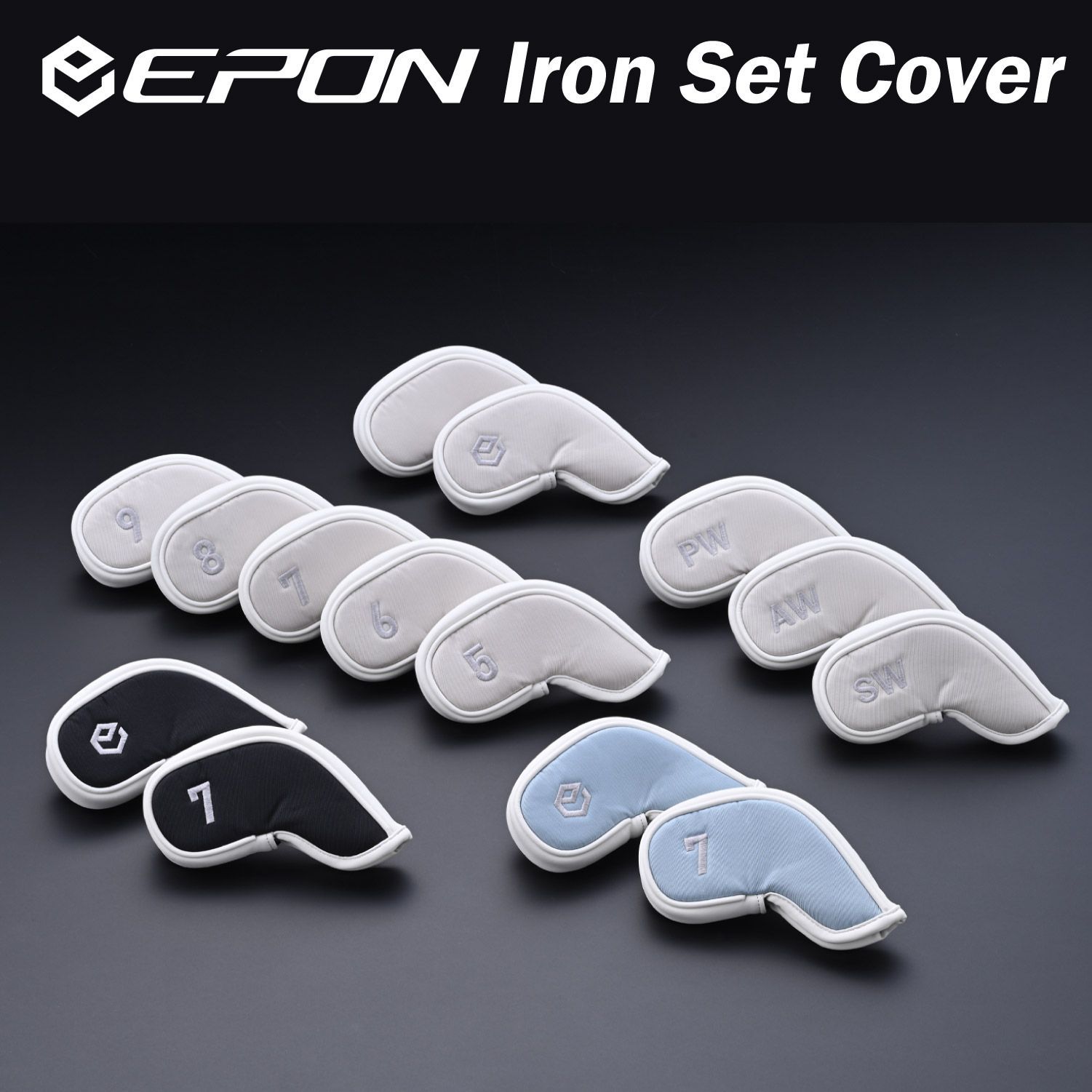 ヘッドカバー EPON エポン Iron Set Cover アイアン用 セット モデル EG-008