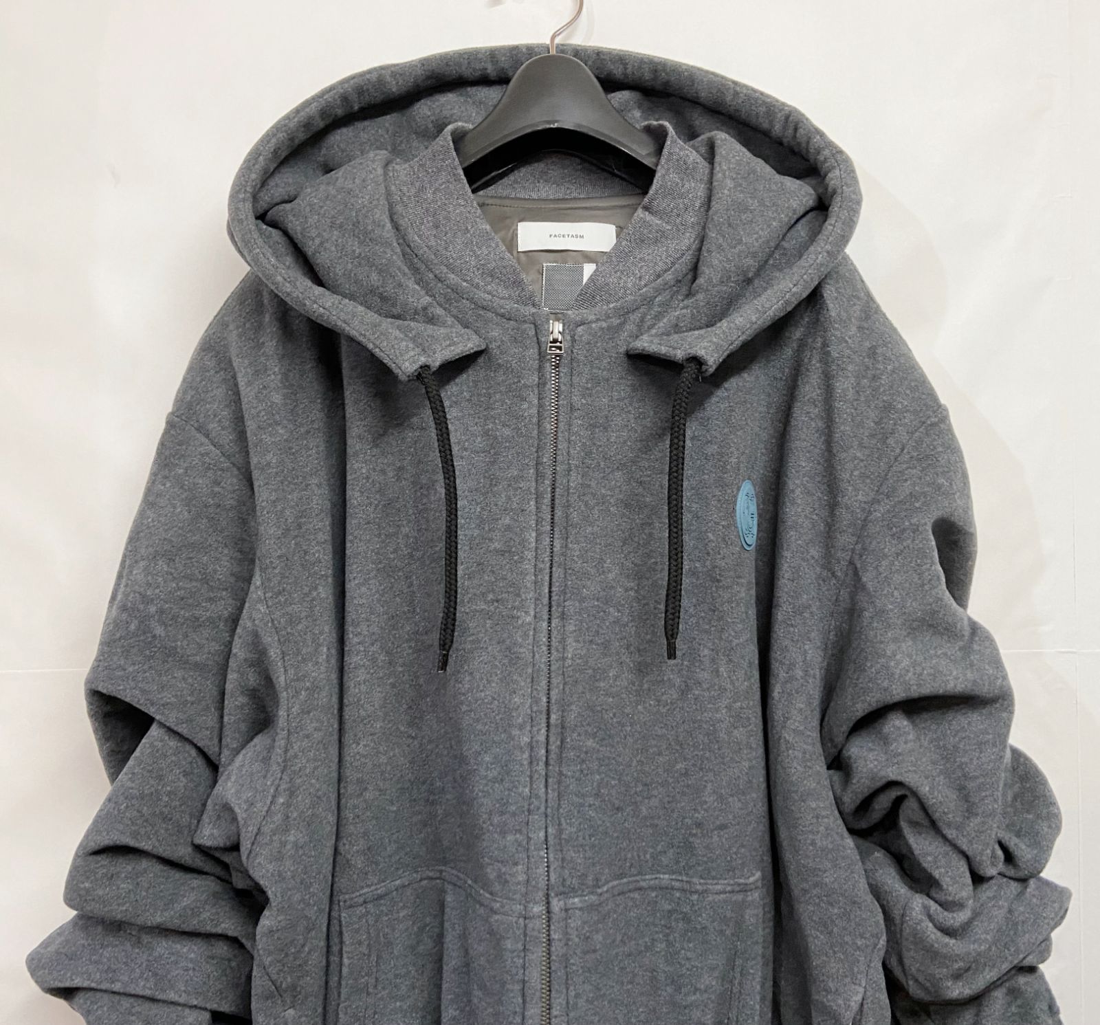 FACETASM ファセッタズム SUPER BIG HOODIE スーパービッグジップアップパーカー - メルカリ