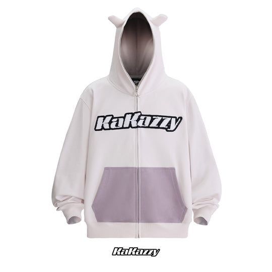 KaKazzy】ミュウツー ポケモン フルジップ パーカー 男女着用可