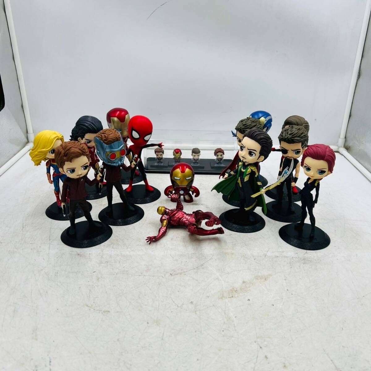 Qposket MARVEL スパイダーマン、アイアンマン　フィギュア MARVEL Qposket フィギュア まとめ売り アベンジャーズ アイアン