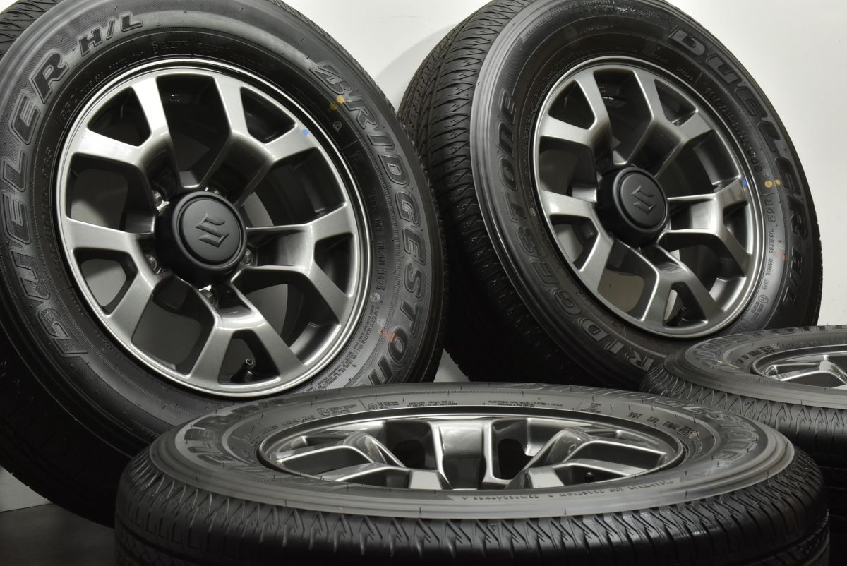 製 新車外し品 スズキ JB74 ジムニーシエラ ノマド 純正 15in 5.5J 5 PCD139.7 ブリヂストン デューラー H L852 195 80R15