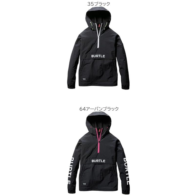 BURTLE4054アノラックパーカ✦アーバンブラック✦L