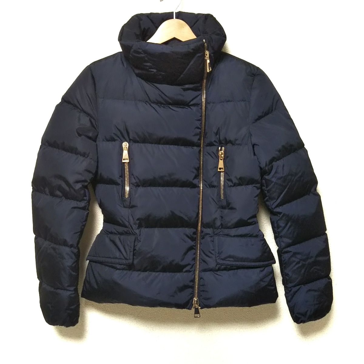 MONCLER(モンクレール) ダウンジャケット サイズ0 XS レディース TALIA ネイビー 長袖/ジップアップ/冬 - メルカリ