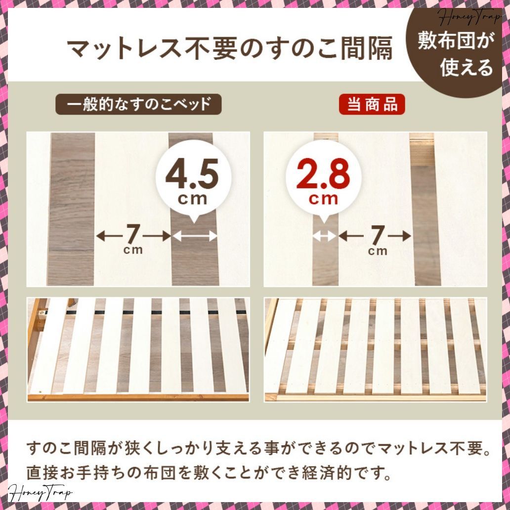 ベッドセミダブルベッド