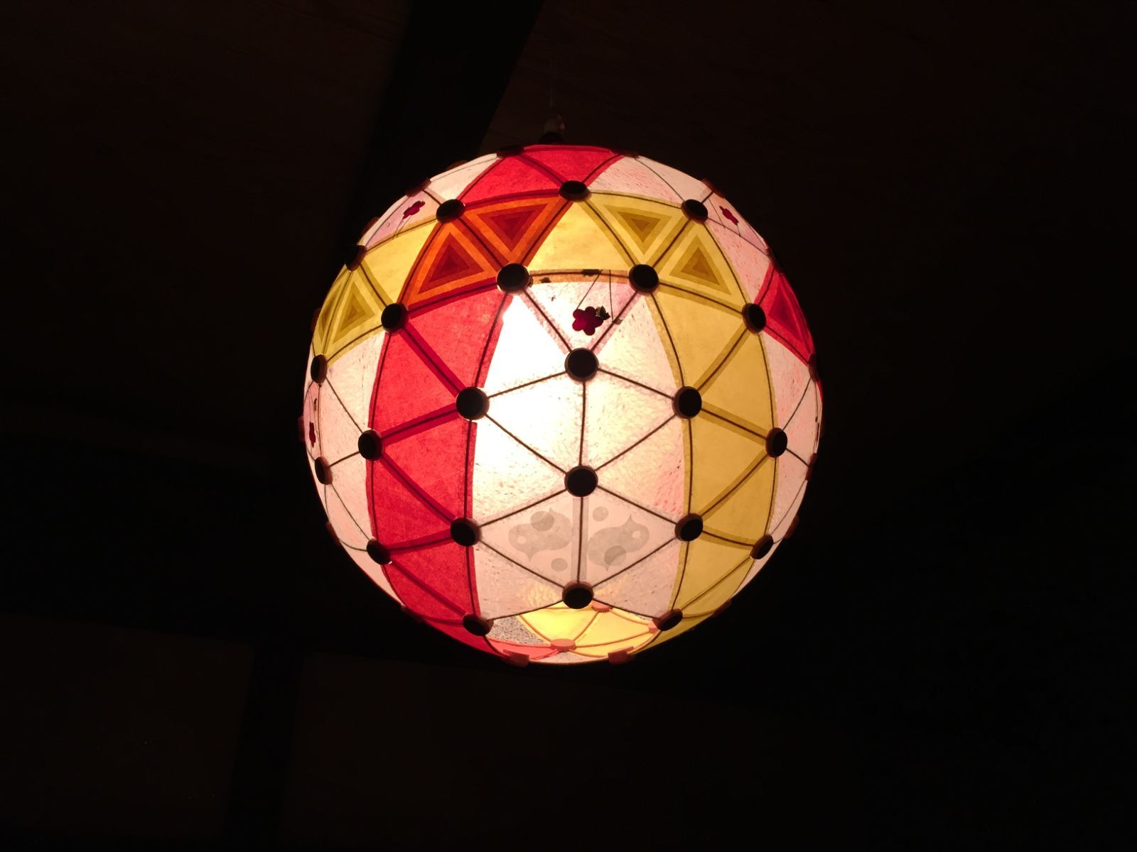 ヤマギワ 三原昌平 トライメッシュ ペンダントライト ポストモダン ヴィンテージ 1977年 三原昌平 「TRIMESH」トライメッシュ ポストモダン